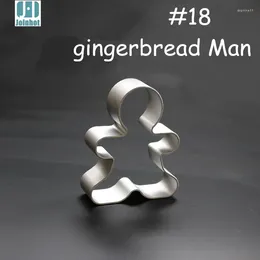 Bakgereedschap 2024 Ginger Bread Men aluminium legering Biscuit Pastry schimmel koekjes/fruit/groente/toast Cutter Christmas Series