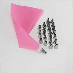 Outils de cuisson 26 PCS / SIGET SILICONE PASSIR SAG TIGNES CUILLAGE DIY Gise de pipe.