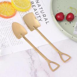 Herramientas de hornear 2pcs/Set de acero inoxidable Cosas de pala plana Cuchería Cuchería Cucharada Helado de helado Postre Tips Cocina de vajillas