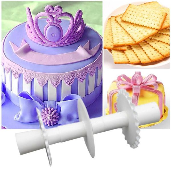 Herramientas para hornear, 3 estilos, Fondant, borde de flores, cinta, cortadores de rodillos, decoración de pasteles, cortador de azúcar, decoración de encaje en relieve, herramienta de corte de masa DIY