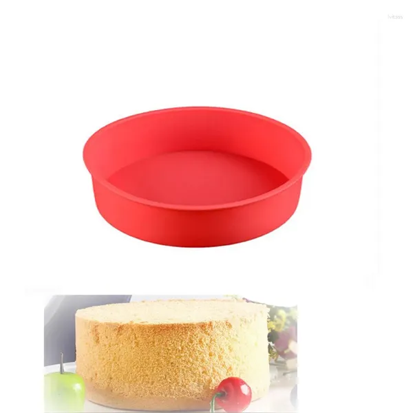 Moule rond en Silicone 3D, outils de cuisson, moule à gâteau, Muffin, décoration, plateau à pâtisserie, pochoir, ustensiles de cuisine