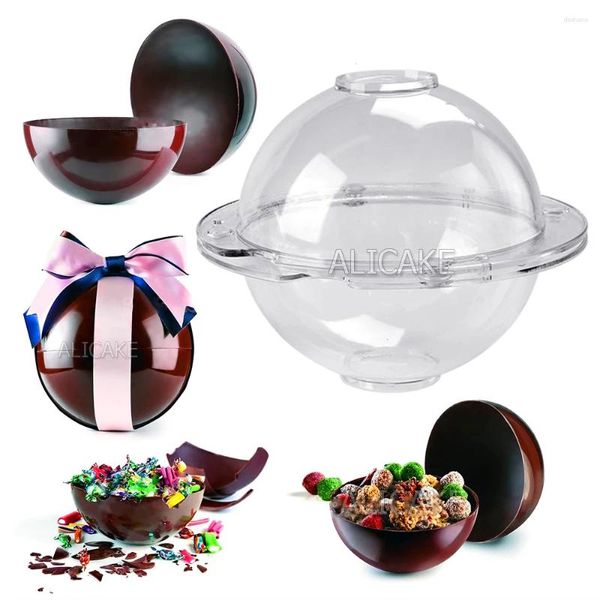 Outils de cuisson 5.5 pouces moule à chocolat boule sphérique 14 cm bombes dôme Mousse gâteau Polycarbonate confiserie pâtisserie