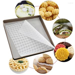 Outils de cuisson, tapis en Silicone antiadhésif, 6 tailles, doublure de feuille de four, pain, buscuit, gâteau de lune, vapeur, tampon en maille, boulettes, ustensiles de cuisson