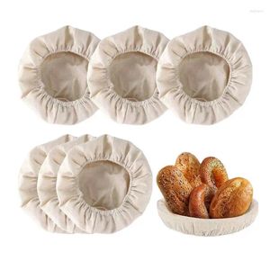 Outils de cuisson 6pcs en chiffon en lin fermenté couverc