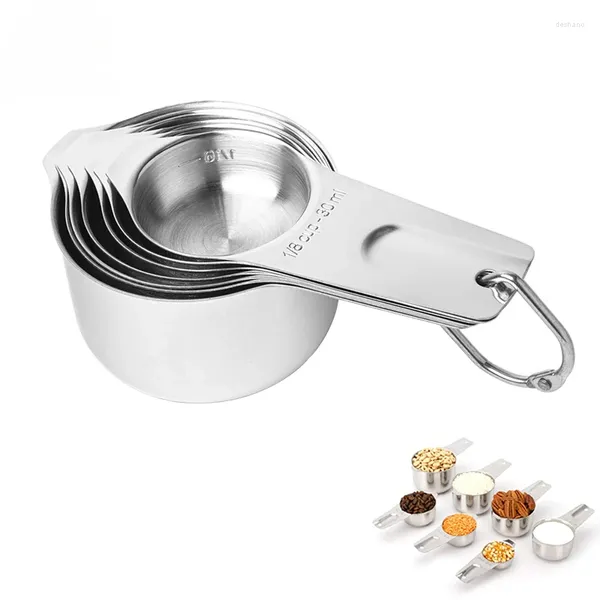 Herramientas de hornear 7pcs/set Meding Spoons Cup Cake Multipurpose Tarester Spoon Food Spoon Home Gadget Accesorios de cocina de cocina