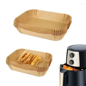 Outils de cuisson Air Fryer Liner 150pcs Rectangle Paper Paper Oven Absorbing Diners for Cooking Home Kitchen Supplies