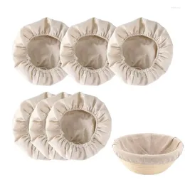 Herramientas de hornear Banneton Liner redondo de cesta de prueba de pan tela Rattan masa para el hogar