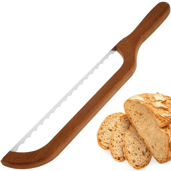 Outils de cuisson pain cutter bage de bagel dentelé bagel en acier inoxydable Slicher Slicer outil de coupe portable Gadgets de cuisine