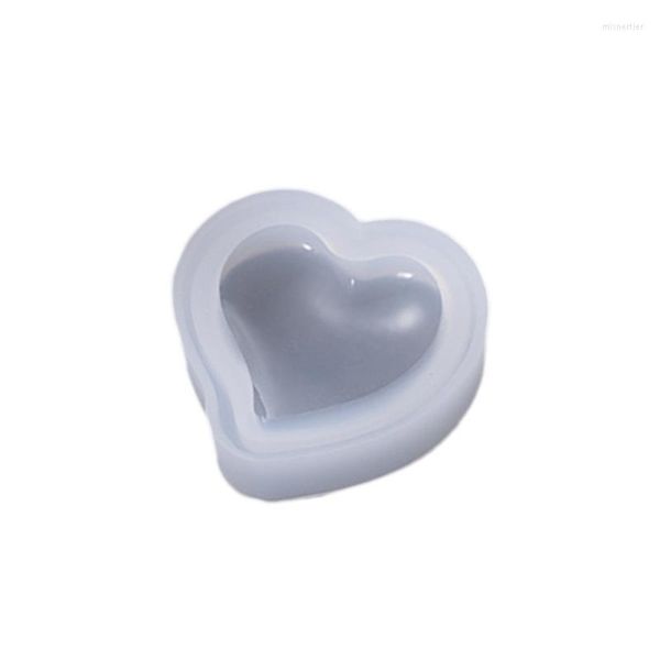 Outils de cuisson Gâteau Moule DIY Cristal Époxy Colle Coeur Forme Fondant Bijoux Silicone Décoration