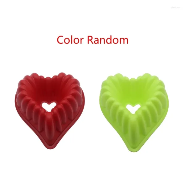 Herramientas para hornear, molde de silicona para pasteles, Mousses en forma de corazón, utensilios para hornear, herramienta para Pan DIY, sartén para Chocolate