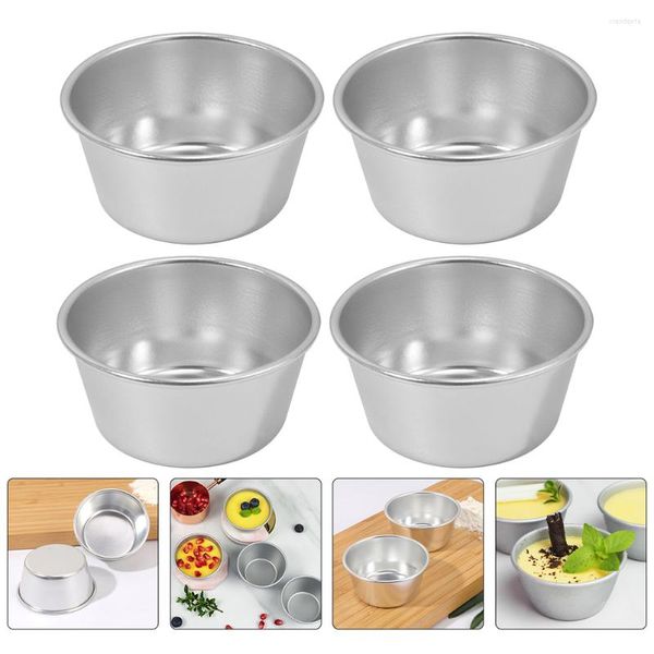 Herramientas para hornear, tazas, magdalenas, muffins, minitartas, moldes para pasteles, pudín, sartenes para huevos, moldes de hojalata, molde de aluminio, latas de postre redondo