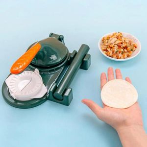 Outils de cuisson Dumpling Maker Poignée ergonomique antidérapante Conception concave Résistant aux éclaboussures en plastique sans BPA Presse manuelle Pierogi Moule Outil de cuisine