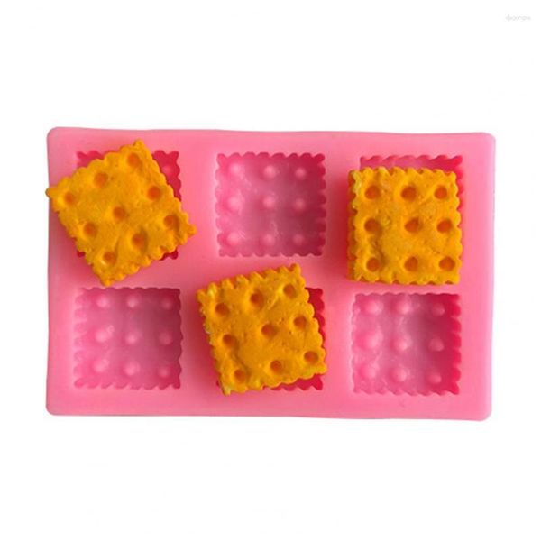 Moules à biscuits en Silicone polyvalents, outils de cuisson, à dégagement facile, ronds, carrés, en forme d'étoile et de cœur, de qualité alimentaire pour Fondant