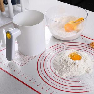 Outils de cuisson Tamis à farine Tamis en acier inoxydable Coupe en forme de sucre glace Filtre à poudre Tamis électrique Cuisine Pâtisserie Gâteau Outil de poche