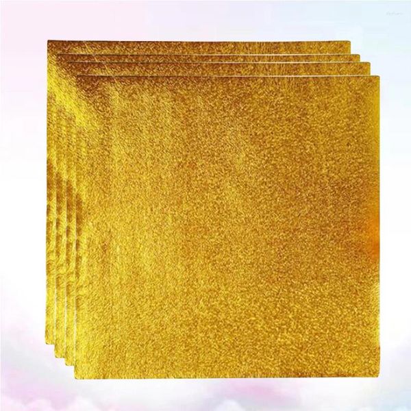 Herramientas de hornear envoltorios de barra de caramelo de oro decoración de chocolate dorado papel de envoltura de aluminio