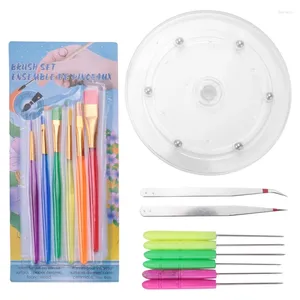 Bakgereedschap JFBL 15 PCS Cookie Decorating Kit Supplies Stringbare borstels Scriber Naalles voor keuken