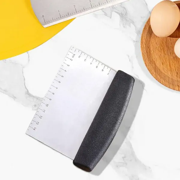 Coupe-pâte tranchant durable, outils de cuisson, en acier inoxydable de qualité alimentaire avec échelle de mesure, haute résistance pour