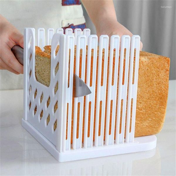 Outils de cuisson Manuel Trancheuse À Pain Machine Avancée Pain Toast Cutter Multi-usages Rack Cuisine Accessoires Outil