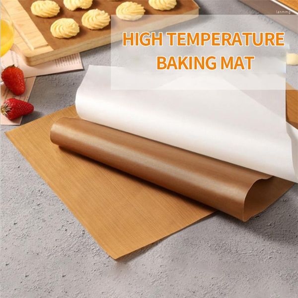 Outils de cuisson tapis en fibre de verre tissu haute température épais résistant au four cuisson toile cirée papier de cuisson