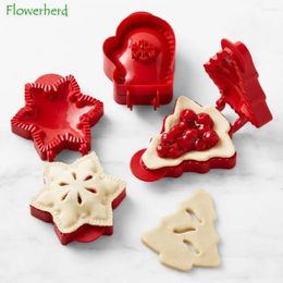 Herramientas para hornear, Mini máquina para hacer pasteles, suministros para fiesta de Navidad, árbol con copos de nieve, prensador de masa de calabaza y bellota, molde de mano de bolsillo