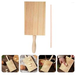 Bakgereedschap mochi bord houten gnocchi pasta levering huishouden Making Kit Stick Maker Accessories Biscuit Mold Paddle
