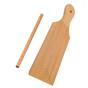 Outils de cuisson, pâte à pâtisserie, assiette à pâtes, accessoire de maison, poteau roulant en bois, outil de cuisine, planche à Gnochi, fabrication de tiges ménagères