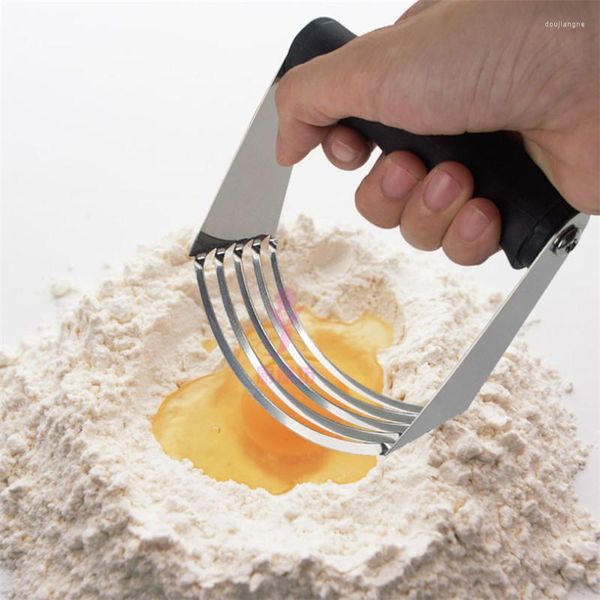 Outils de cuisson mélangeur à beurre Portable coupe-pâte en acier inoxydable pâtisserie créative avec lames outil accessoires de cuisine