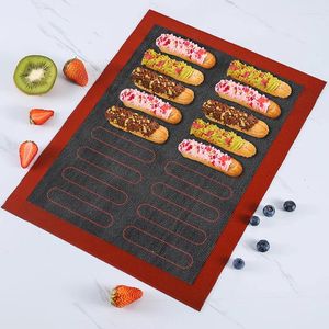 Tapis d'impression Double face en Silicone, outils de cuisson, 30x40cm, antiadhésif, four à pâtisserie, gâteau, doublure en feuille perforée