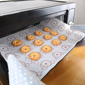 Bakgereedschap siliconen macaron mat anti-aanbak koekjeskussen dubbelzijds oven voering veer rollend deegbeslagds bloem