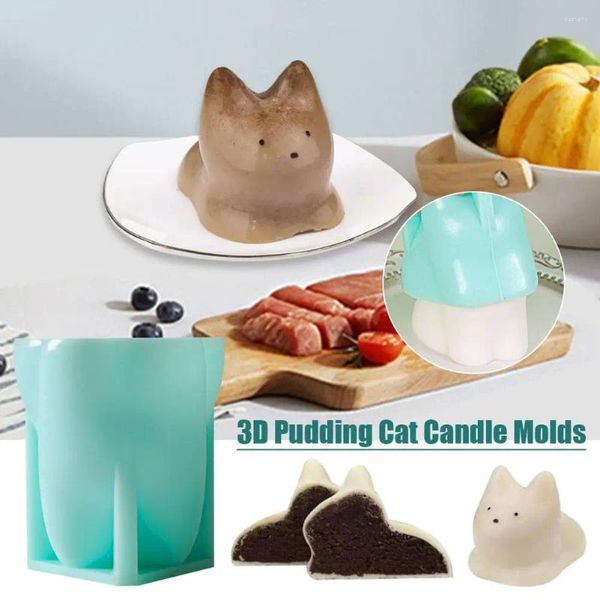 Outils de cuisson Moule à pouding au lait en silicone Halloween Bol à gelée Snack Onigiri Poudre de riz froid Décoration Boule blanche Gâteau de glace Accessori T9k4