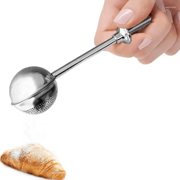 Outils de pâtisserie en acier inoxydable farine tamis-tamis / shaker sucre en poudre / cuisson petite passoire de boulangerie