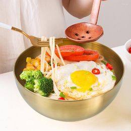 Bakgereedschap Roestvrijstalen slakom Mengen van voedsel Dagelijks gebruik Japanse Ramen Herbruikbare Italiaanse pastakommen Huishoudelijke serveerbenodigdheden