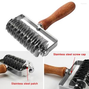 Outils de cuisson Outil Pizza Pâtisserie Treillis Roue Rouleau Cutter Ustensiles de Cuisson Gaufrage Pâte Cuisine FBE2