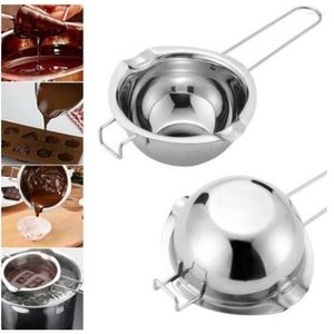 Outils de cuisson WALFOS 1 PC Portable En Acier Inoxydable Chocolat Beurre Fondant Casserole Cuisine Lait Bol Chaudière Cuisson Accessoires