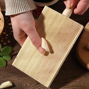 Outils de cuisson en bois garganelli planche non collante pâtes prota macaroni gnocchi avec han fores