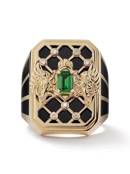 Bal Man Ring Réplica Logotipo de marca de diseñador de joyería fina de lujo con caja K Gold Valentines Regalos de cumpleaños Finejewelyaaa Snout