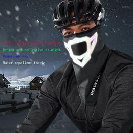 Balaclava Hiver Ski Masque Auto-Chauffant Bandana Visage Garder Au Chaud Thermique Snowboard Pour Hommes Réfléchissant Cyclisme Caps Masques