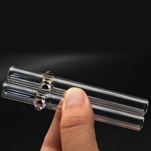 Tuyau en verre d'équilibre 3.5 pouces, Mini verre Pyrex épais, tuyau à un frappeur, filtre à vapeur, tuyaux à main pour cigarettes