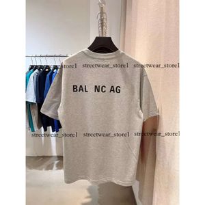 Balanciaga Merk T-shirt Zomer Nieuw Parijs Borduren Klassiek Designer Luxe Heren Dames Top Letter Balanciaga Track Kleding Korte mouw Balanciaga T-shirt 897