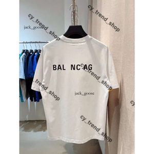 Balanciaga Shirt Designer Shirt Newbalace Belenciag Plus Heren T-shirt Polo's Ronde Hals Geborduurd Gedrukt Polar Stijl Zomerkleding Straat Puur Katoen Parijs Overhemd 585