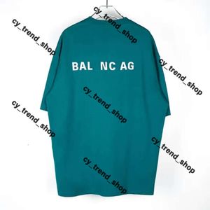 Balanciaga Shirt Designer Shirt Newbalace Belenciag Plus Heren T-shirt Polo's Ronde Hals Geborduurd Gedrukt Polar Stijl Zomerkleding Straat Puur Katoen Parijs Overhemd 268