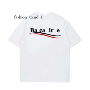 Balanciaga Chemise Hommes T-shirts Designer T-shirt Été Femme Imprimer T-shirts Ashion Chemise Splash-ink Lettre Imprimer Design Couple Manches Courtes Balanciaga Sweat À Capuche 4096