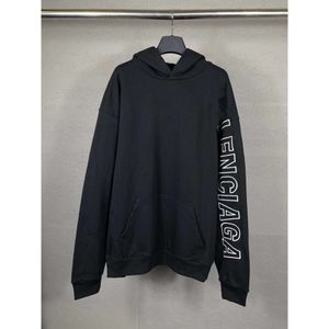 Balanciagalies bb hoodies hoodie heren mode ontwerper Paris Home Nieuwe klassieke balencigaas borduurbrief losse paar is24