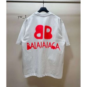 Balanciagas T-shirt Dames Merkoverhemd Heren Plus Size Hoodies Sweatshirts 100% katoen Heren Golf T-shirt Polo Leeg geborduurd overhemd van hoge kwaliteit Balanciagas 6884