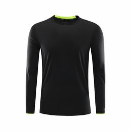 Balck Lange Mouwen Running Shirt Mannen Fitness Gym Sportswear Fit Quick Dry Compression Workout Sport Top
