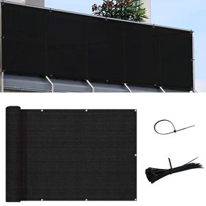 Balkon Uitzicht Breeze privacy scherm Hek omslag met HDPE schaduwstof voor decoratieve hekken Buiten Patio Wall Garden Luifel 240425