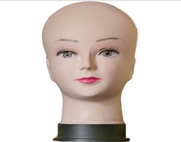 Tête chauve modèle Mannequin perruque chapeau affichage factice sculpture Acupoint Salon de beauté Massage pratique 6705654