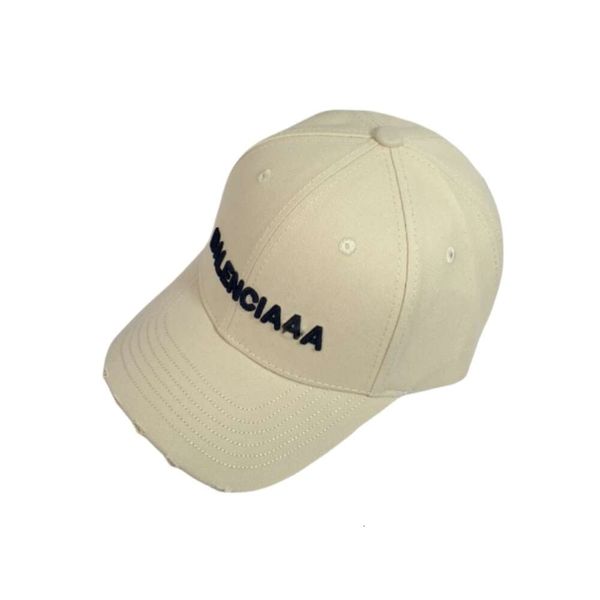 Balencaigai Cap Diseñador Sombrero de calidad superior Sombreros de ala tacaña Deportes Gorras de béisbol Mujeres Moda Agujero Casquette Al aire libre Sombrilla Calidez Letra Bordado Gorra 3D