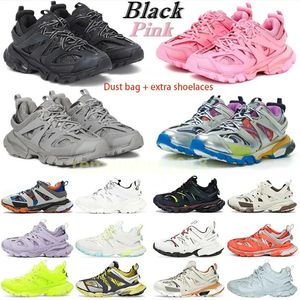 Balencaigaitiess Designer Femmes Chaussures Hommes Track 3 3.0 Baskets Baskets De Luxe Triple Noir Blanc Rose Bleu Orange Nylon Baskets Plate-Forme Imprimées Chaussures Paris R2