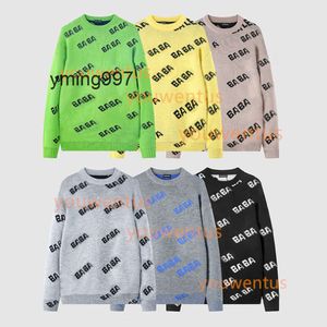 balencaigaly balencigaly Heren cashm Truien designer hoge tops kwaliteit paar ronde hals Thermische letter Hoodie sweatshirt unisex dikke gebreide trui